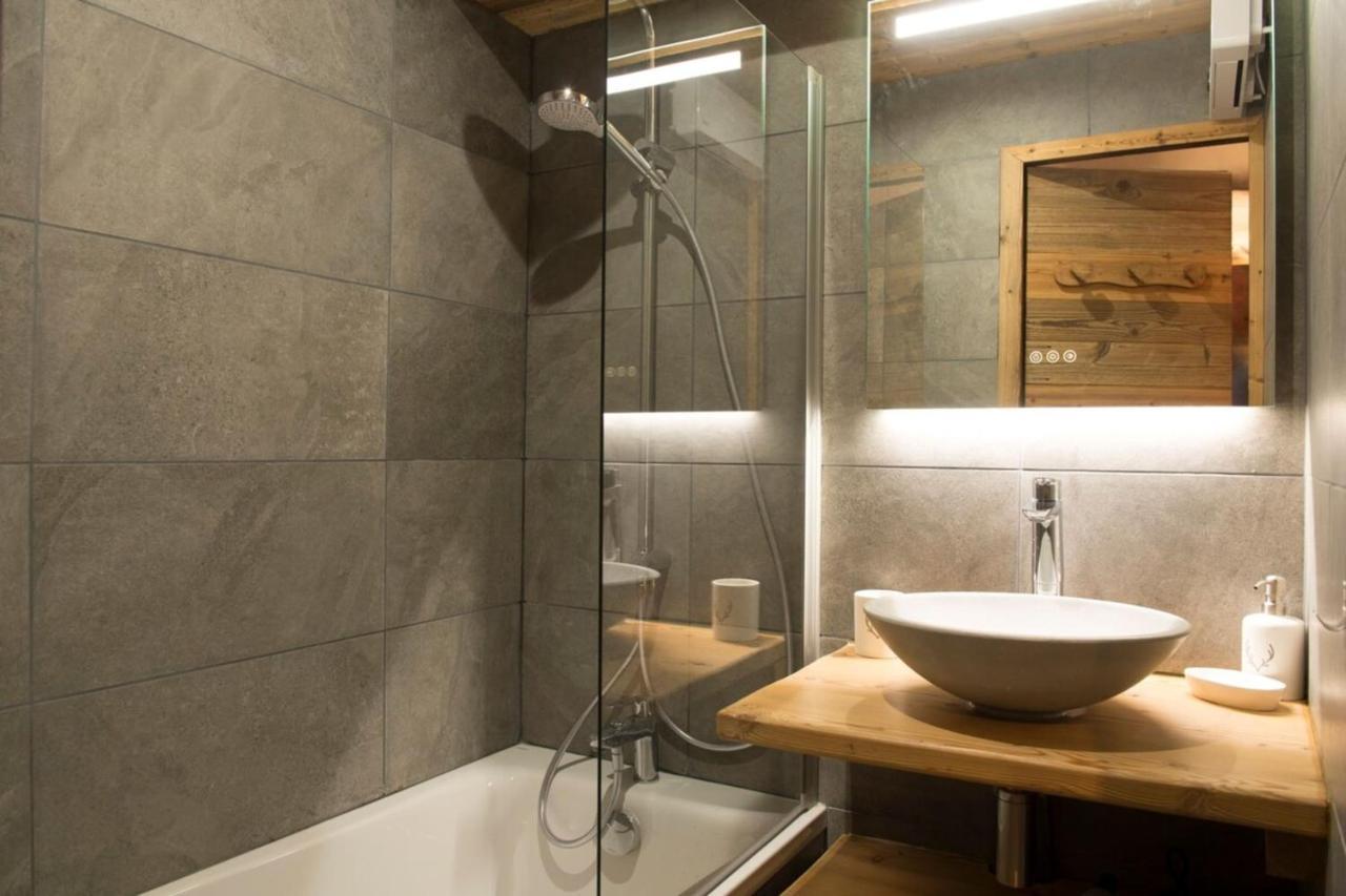 Les Brigues - Appartement Avec Vue Sur La Montagne Et Acces Aux Pistes Courchevel Exterior foto
